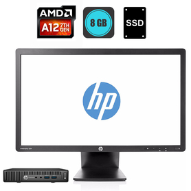 HP EliteDesk 705 G2 + HP monitor 23
